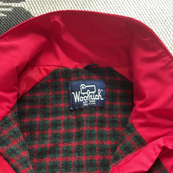 VINTAGE WOOLRICH - Cherry Red Parka/Coat - Picture 2 of 7